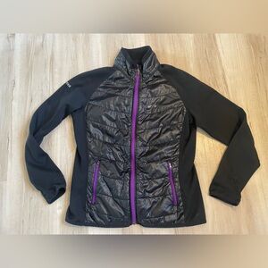 Marmot Women's Black and Purple Ski Jacket women’s large